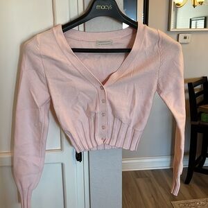 Urban outfitters pink cardigan small